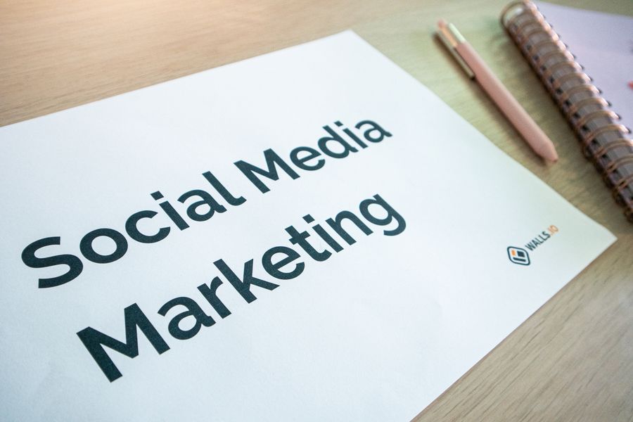 Content marketing strategy planning document on a desk
